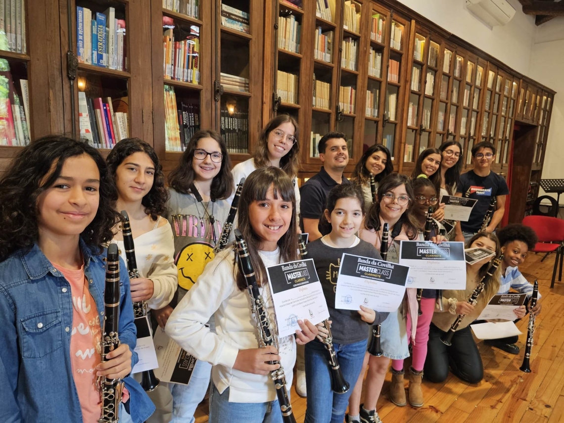 Masterclasse de Clarinete muito produtivo