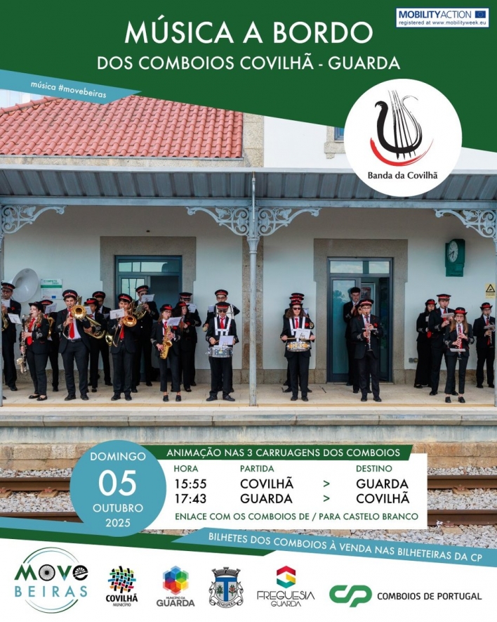 Concerto a Bordo - Banda da Covilhã | 5 de outubro