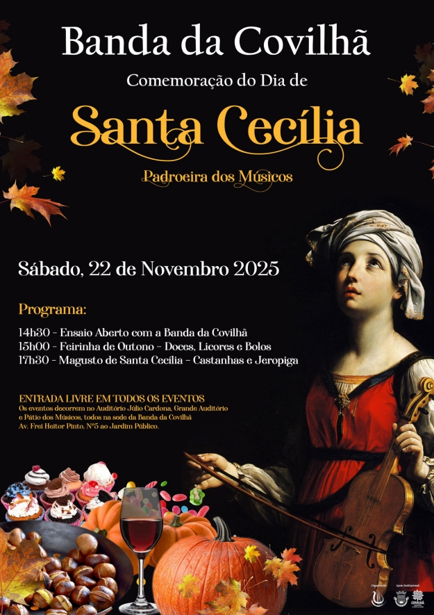 Comemorações do Dia de Santa Cecília  Padroeira dos Músicos Banda da Covilhã | Sábado, 22 de novembro