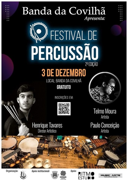 Banda da Covilhã lança 2ª edição do Festival de Percussão 
