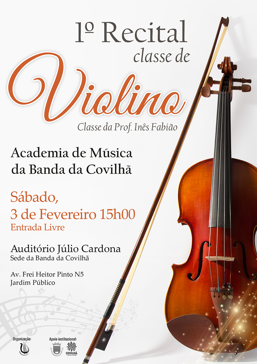 Recital da Classe de Violino – Academia de Música da Banda da Covilhã